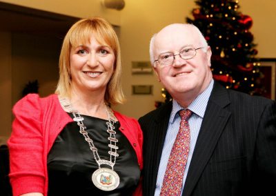 Eleanor O'Kelly Lynch, Chairperson of the Sales Institute of Ireland with Tony O'Connell Photographer at the Launch of the Cork Business Event Guide at the CLarion Hotel. Picture, Europhoto.