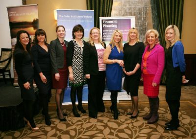 Attending the Sales Institute of Ireland " Sales Skills Series " at the Fota Island Resort Hotel were L to R., Onoir O'Brien, Red FM, Grainne Murphy, Red FM, Karen Fleming, Hayfield Manor Hotel, Ber Browne, College of Commerce, Joy Henerbry, Cork 96FM C103, Sandra Murphy, ISS, Eleanor O'Kelly Lynch, Golden Apple Training, Miriam Kiernan, Sonas and Maria Horgan, Rubicon Centre. Picture, Tony O'Connell Photography.