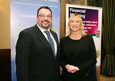 At the Fota Island Resort & Spa for the Sales Institute of Ireland, Sales Skilss Series were Colin Morehead AIB and Eleanor O'Kelly Lynch, olden Apple Training. Picture, Tony O'Connell Photography.