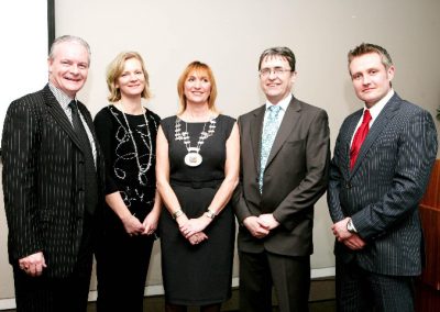 At the Clarion Hotel for the Sales Institute of Ireland Breakfast Seminar were L to R., Aidan Forde, irish Examiner, Niamh O'Driscoll S.I.I, Eleanor O Kelly Lynch, President S.I.I, Dermot Mc Conkey, (Guest Speaker) Dermot Mc Conkey, Dermot Mc Conkey Training & Development Ltd and Shane Hanrahan, Oak Recruitment. Picture, Tony O'Connell Photography.