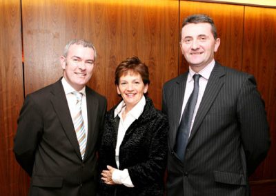 At the Clarion Hotel for the Launch of the Cork Business Event Guide by the Sales Institute of Ireland,  were L to R., Finbarr Lehane, Mary Harney and Karl O'Flanagan of the SII. Picture, Tony O'Connell Photography.